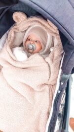 Sacco invernale in alpaca beige - immagine 2