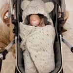 Couverture de coque de voiture | Coton mousseline de mousseline premium| Confettis