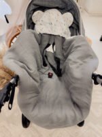 Car Seat Blanket |Premium Muslin Muslin Cotton| Confetti - Image 3
