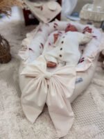 Baby nest |Premium Ultra Soft Muslin Velor |Set of 4|Happy Mushrooms - Image 6