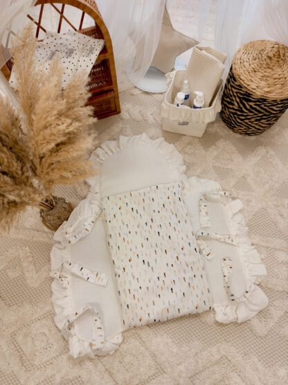 Multifunktioneller Babyschlafsack| Premium Musselin Baumwolle|0-8M|Confetti – Bild 3