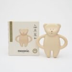 Moonie Natural Rubber Teething Ring Bear