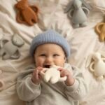 Moonie Natural Rubber Teething Ring Bear - Image 3