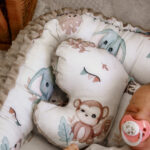 Nid de bébé | Premium Cotton Minky | Lot de 3 | Baby Safari – Image 3