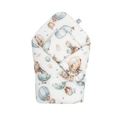 Babynest |Premium Baumwolle Minky|3er Set|Puppies & Hot Air Balloons – Bild 6