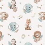 Drap-housse premium 75x30 cm – 100% coton doux, respirant et câlin|Baby Safari – Image 3