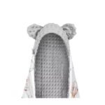 Autoschale Decke |Premium Baumwolle Minky|Puppies & Hotair Balloons – Bild 2