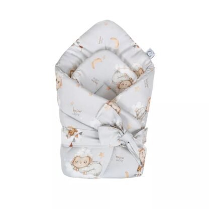 Babynest |Premium Baumwolle Minky|3er Set|Sheeps - immagine 2