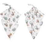 Bamboo Diaper 70x70cm Puppies Safari