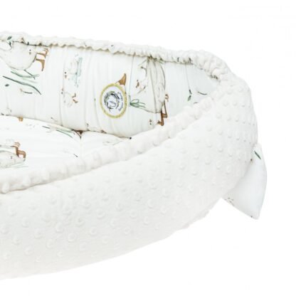Babynest |Premium Baumwolle Minky|3er Set|Goose & the Little Ones – Bild 5