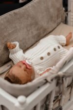 Bettumrandung Cord-Velours Beige 210 cm – Bild 6