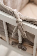 Bettumrandung Cord-Velours Beige 210 cm – Bild 5