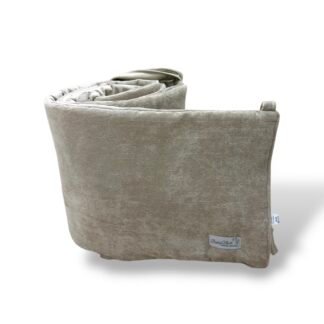 Bed border corduroy velor beige 210 cm