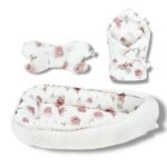 Baby Nest |Premium Cotton Minky|Set of 3|Royal Baby