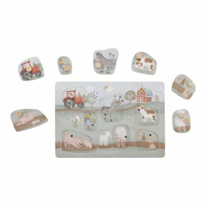 Little Dutch Sound-Greif-Puzzle Little Farm FSC – Bild 2