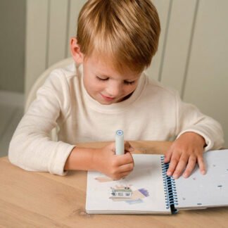 Piccolo libro da colorare olandese ad acqua Jim&Friends