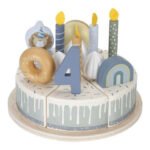 Little Dutch LD Holz Geburtstagstorte XL – blau