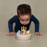 Little Dutch LD Wooden Birthday Cake XL – Blue - Image 5