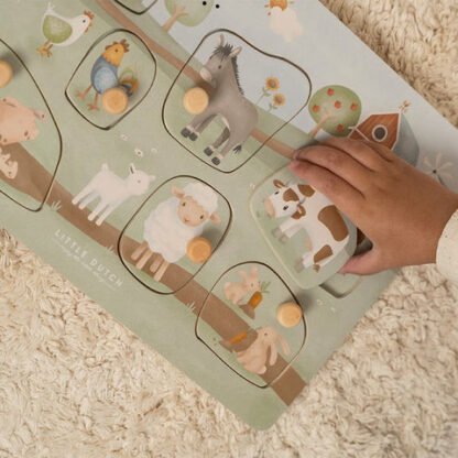 Little Dutch Sound-Greif-Puzzle Little Farm FSC – Bild 4