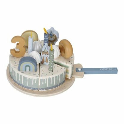 Little Dutch LD Holz Geburtstagstorte XL – blau - Image 3