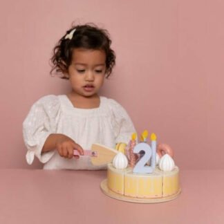 Little Dutch LD Holz Geburtstagstorte XL – pink