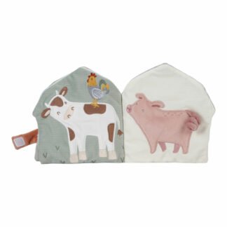 Petit livre en tissu hollandais avec activités Petite Ferme
