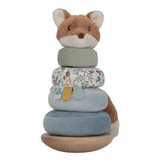 Little Dutch Stapelturm mit Ringen - Forest Friends FSC