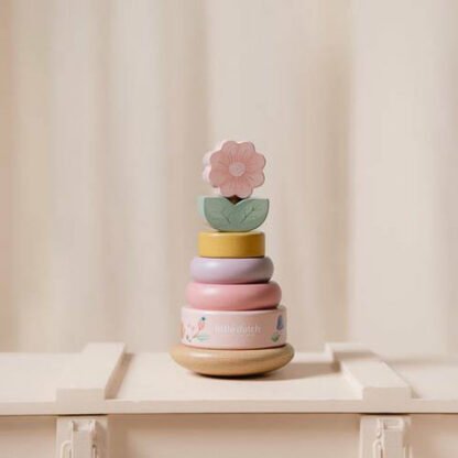 Little Dutch Holz-Stapelturm mit Ringen Fairy Garden FSC – Image 6