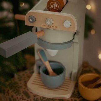 Little Dutch Holz Kaffeemaschine 10-teilig FSC