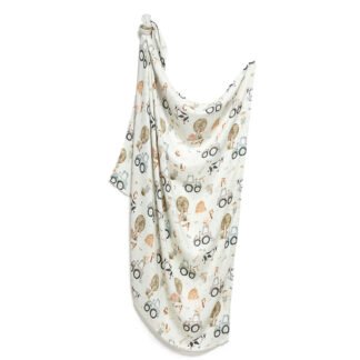 Swaddle Baby Blanket ABC Farm