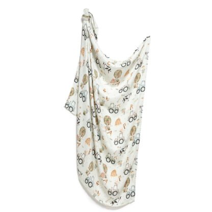 Swaddle Baby Blanket ABC Farm