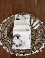 Ensemble de 4 langes en mousseline de qualité supérieure « Pingouin envolé vers la lune » – Image 2