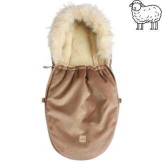 Sacco nanna in lana per passeggini e marsupi – beige