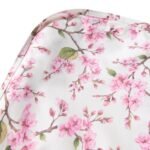 Ensemble châle et chignon en jersey bio Cherry Blossom – Image 3