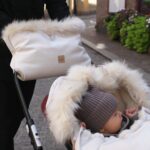 Manicotto in lana per passeggini – Crema - immagine 3