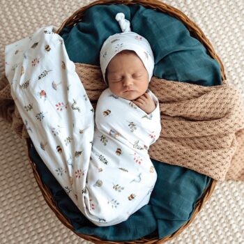 Garden Friends Organic Jersey Wrap & Beanie Set Hauptbild