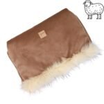 Woll-Handmuff für Kinderwagen – Beige