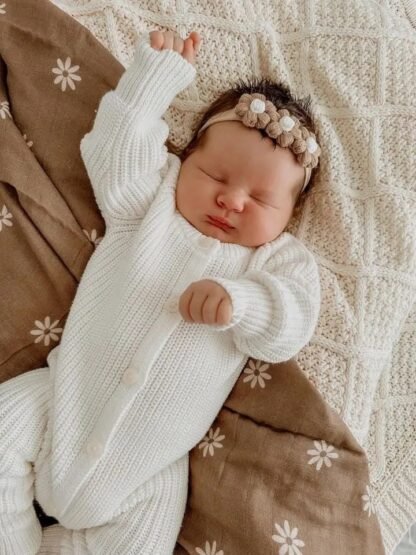 Baby Strampler Classic | Pearl|0-3M - Image 3