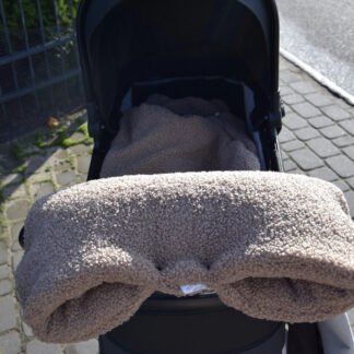 Scaldamani per passeggino Alpaca Bouclé – Biscotto