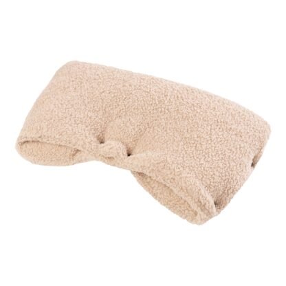 Handwärmer Kinderwagen aus Alpaka-Bouclé –Beige