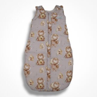 Babyschlafsack|Premium Baumwolle| Bear Honeycomb