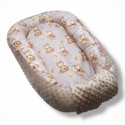 Nid d'ange bébé 4 pièces Premium Ours nid d'abeille – Image 8