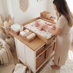 Wickelauflage Waffel Inklusive Abnehmbare Wasserdichte Unterlage | Happy Bears