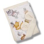 Asciugamano con cappuccio | Waffle | Little Party Friends - immagine 3