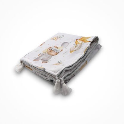 Couverture douillette | Minky en coton premium | Petits amis fêtards – Image 3
