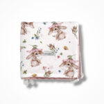 Kuscheldecke|Premium Baumwolle Minky |Meadow Bunny