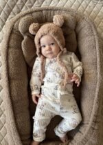 Babynest und Kissen Boucle Biscuit – Bild 3