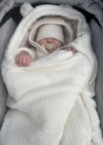 Alpaka Cream Fusssack – Bild 2