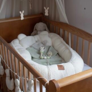 Baby nest and pillow Boucle Cream