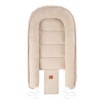 Nid et coussin pour bébé en boucle beige – Image 3